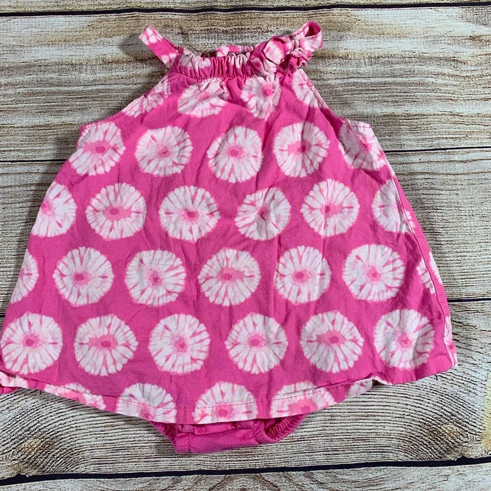 6 month‎ tie dye dress pink w bloomers